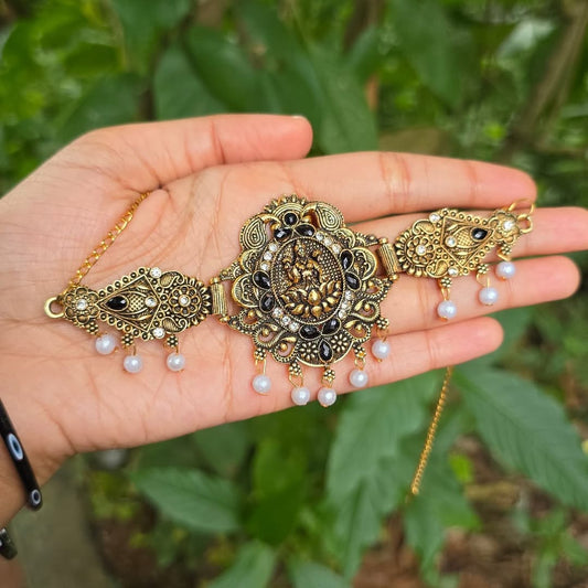 Antique Finish Lakshmi Choker
