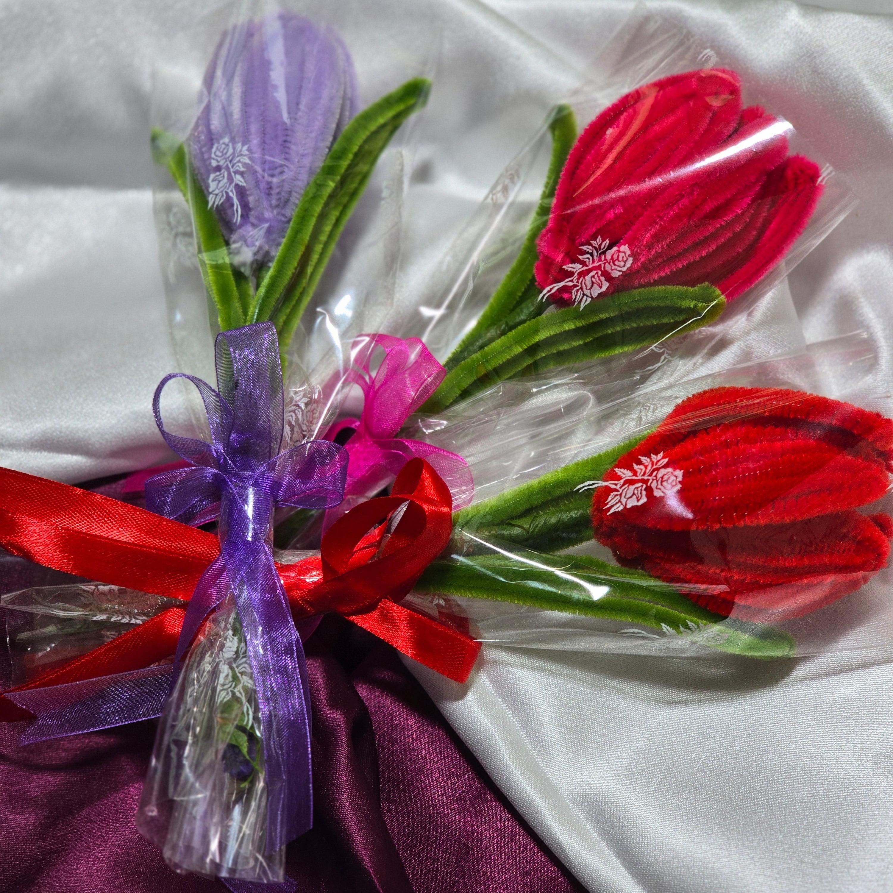 Red Tulip Bouquets