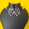 Midnight Pearl Heritage Earrings - Violet