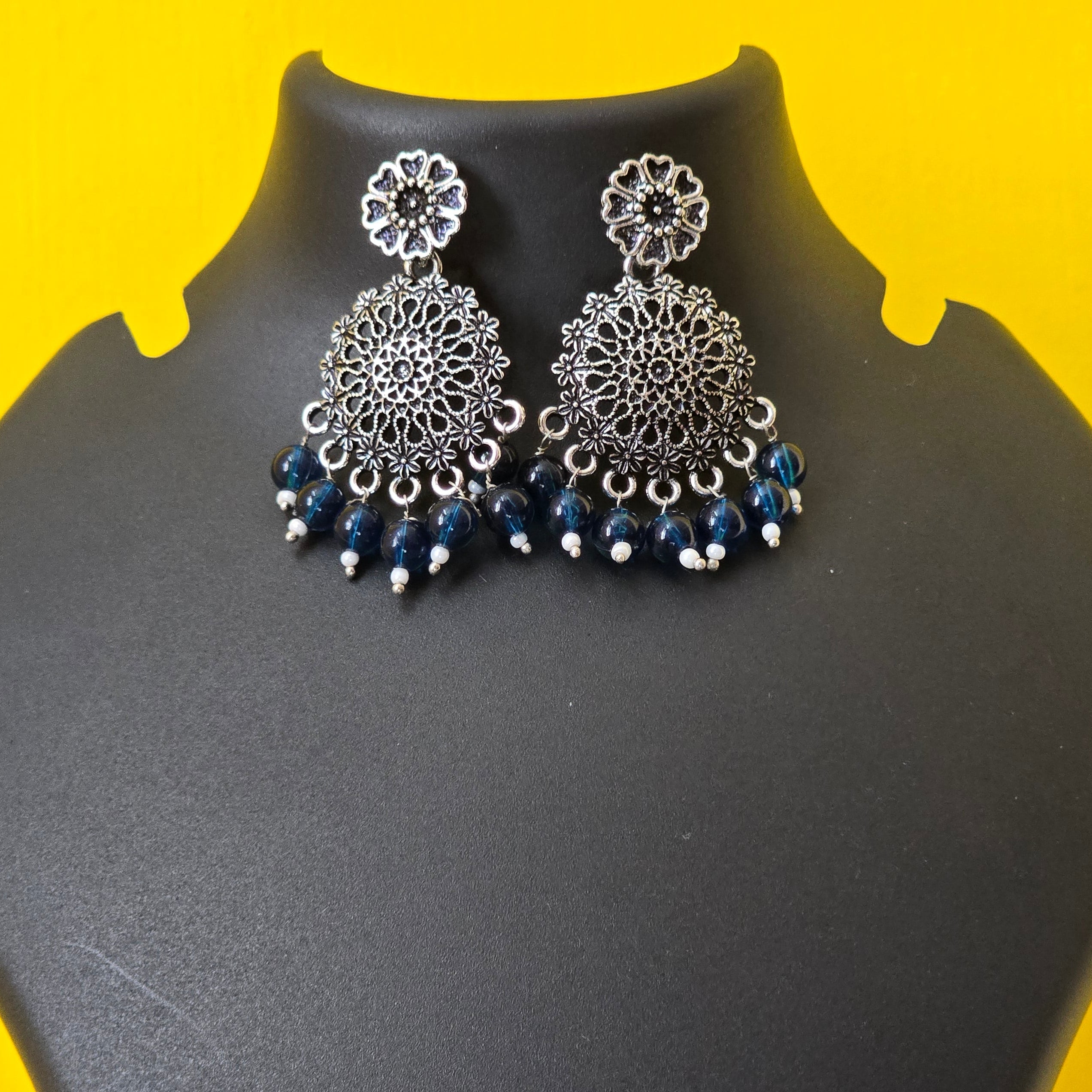 Mandala Chandbaali - Blue