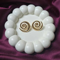Golden Swirl Studs