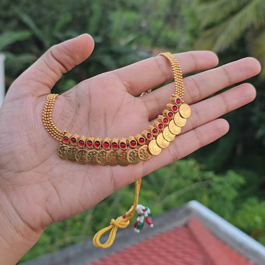 Lakshmi Vaibhava Coin Choker