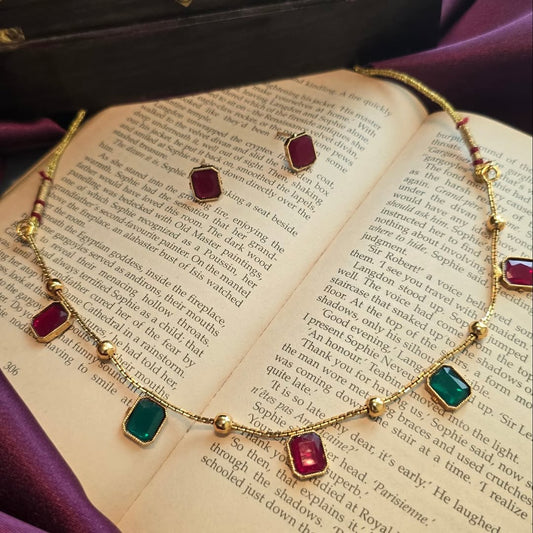 Crimson & Emerald Heirloom Necklace