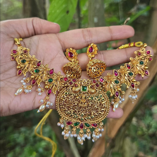 Royal Temple Necklace Set