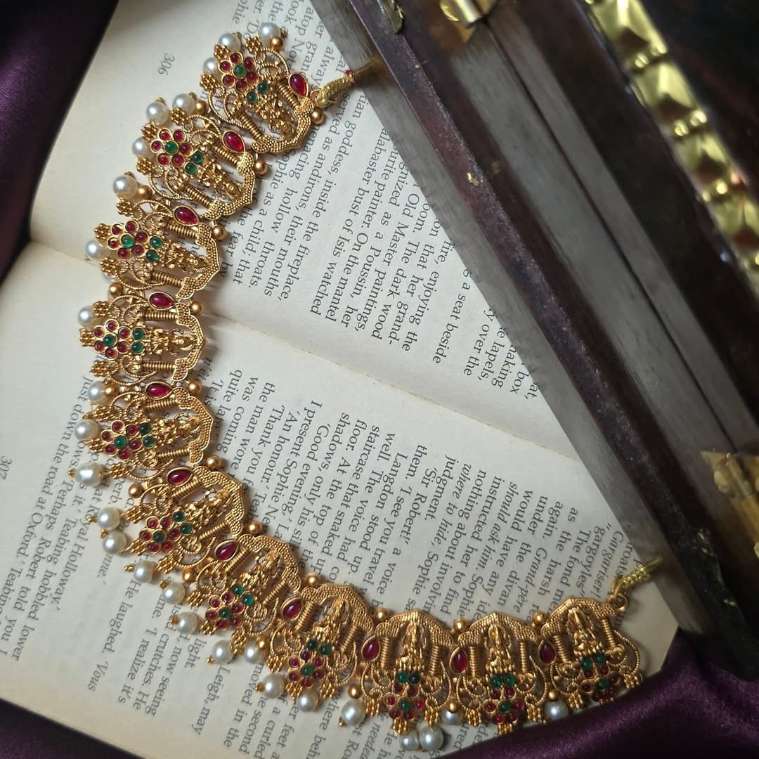 Traditional Lakshmi Necklace Set