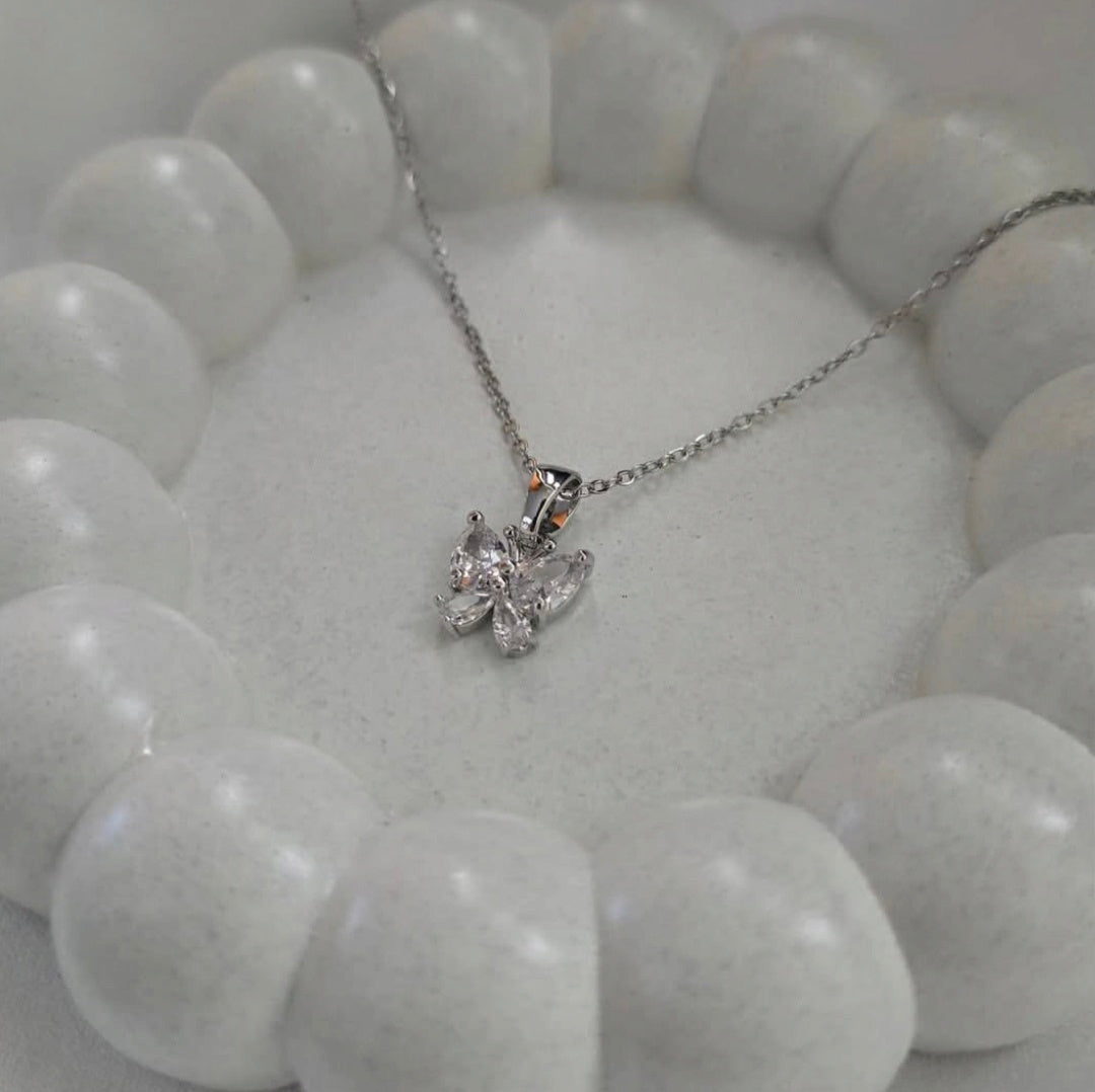Silver Butterfly Pendant